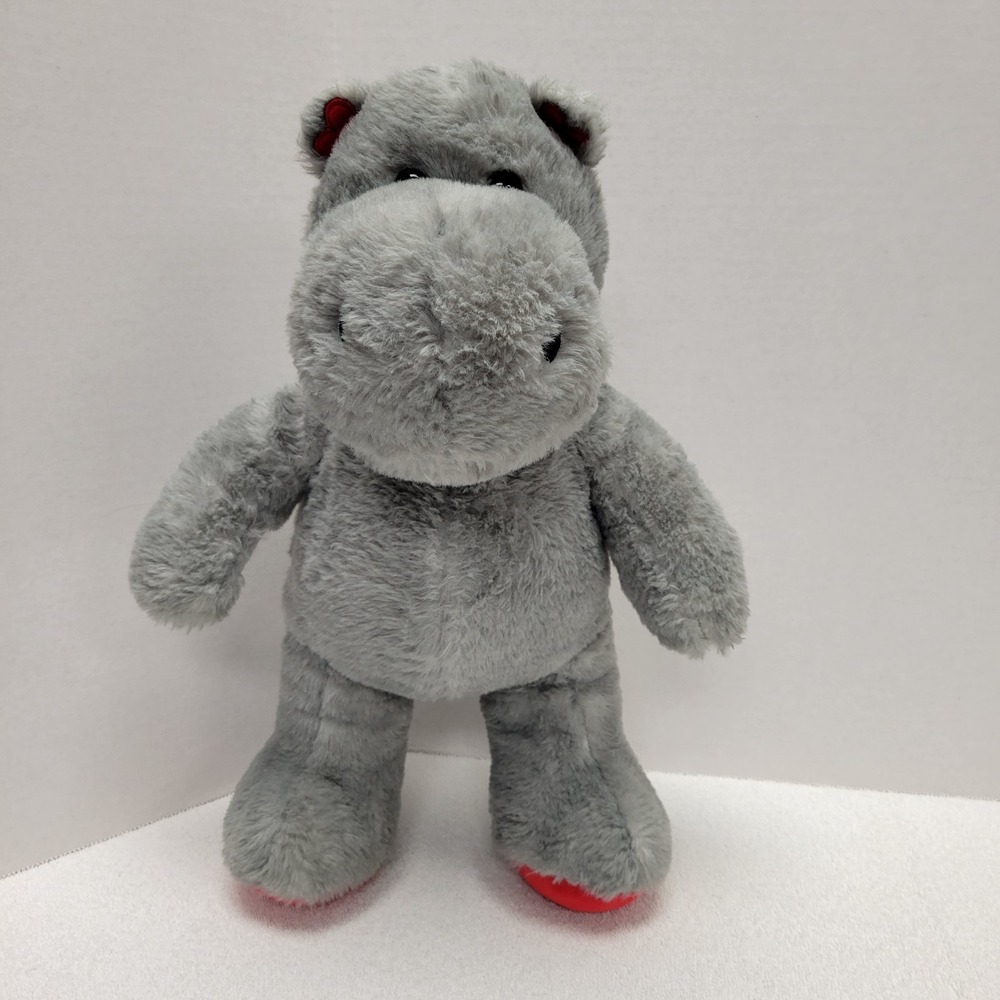 Build-A-Bear Workshop gray Hippo plush